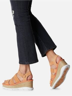 ✨SOREL Women's Joanie III Ankle Strap Wedge Sandal Size 8.5